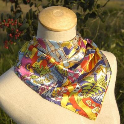 湘江風韻，絲巾傳情 長沙手繪地圖絲巾的文化創意之旅